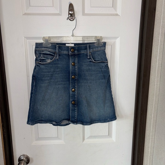 MOTHER Dresses & Skirts - MOTHER Blue Denim Mini Skirt